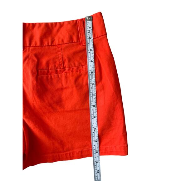 Loft Riviera Shorts Chino Size 2 Women's Orange Cotton - Picture 6 of 6